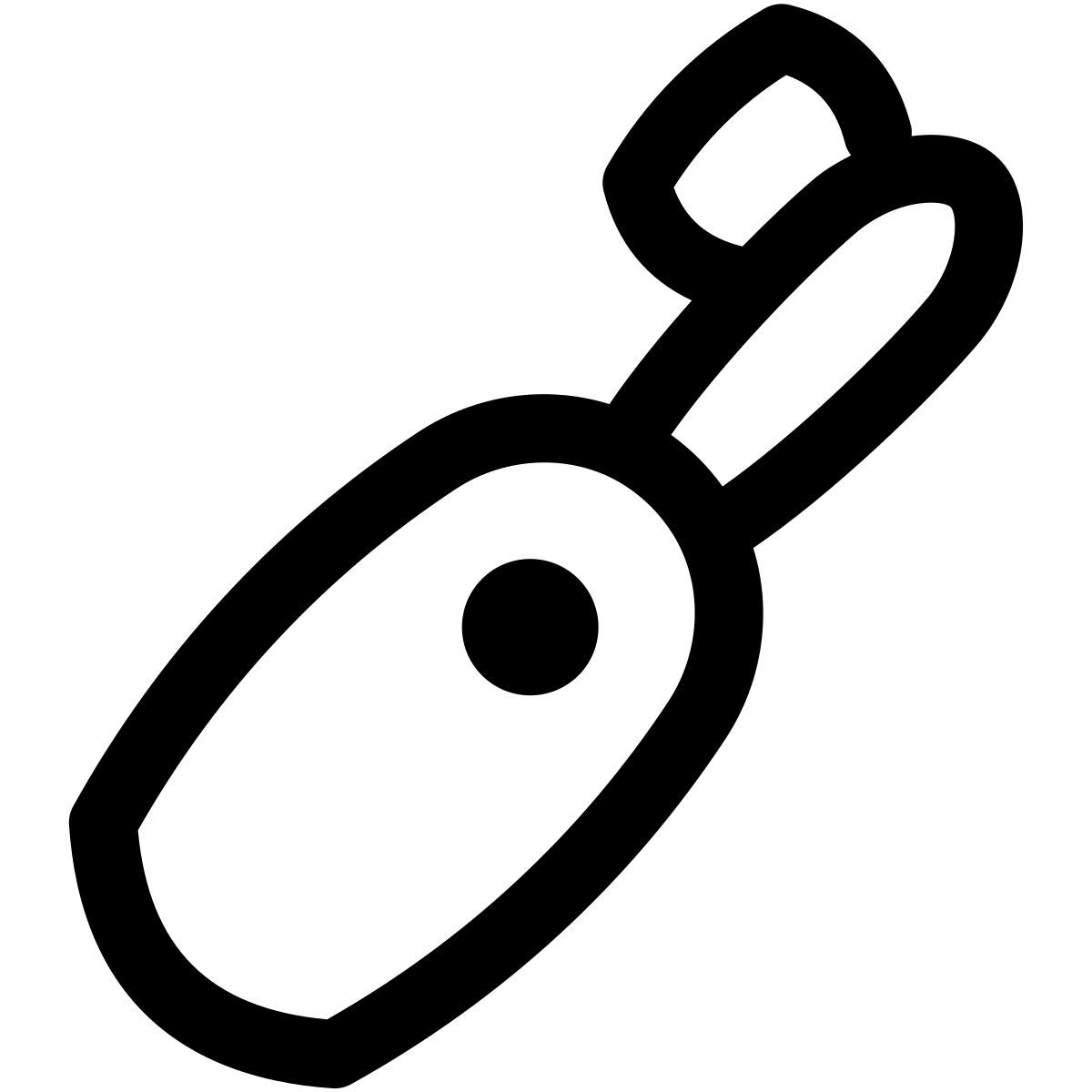 puffy outline style 电动牙刷 icon