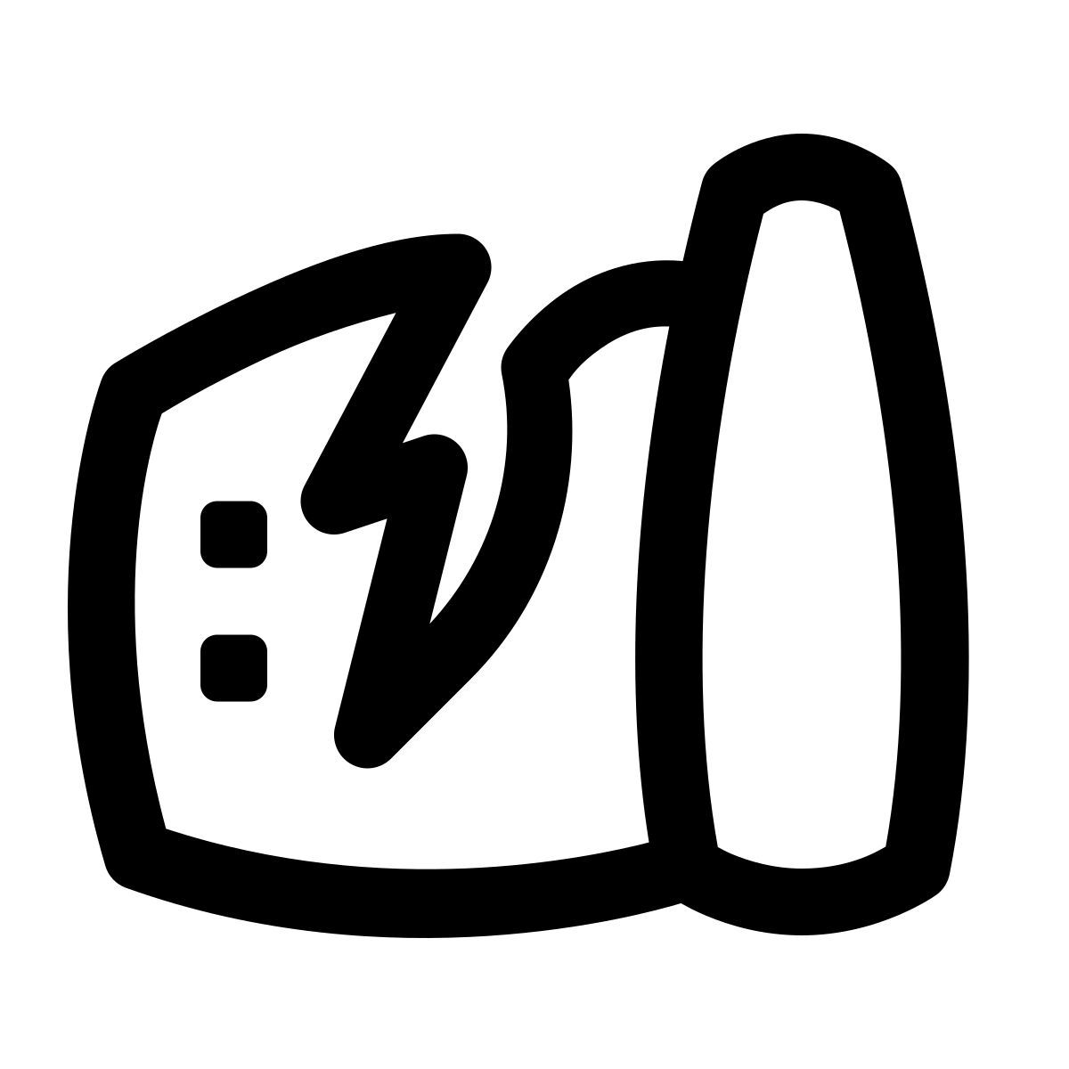 puffy outline style 工場の内訳 icon