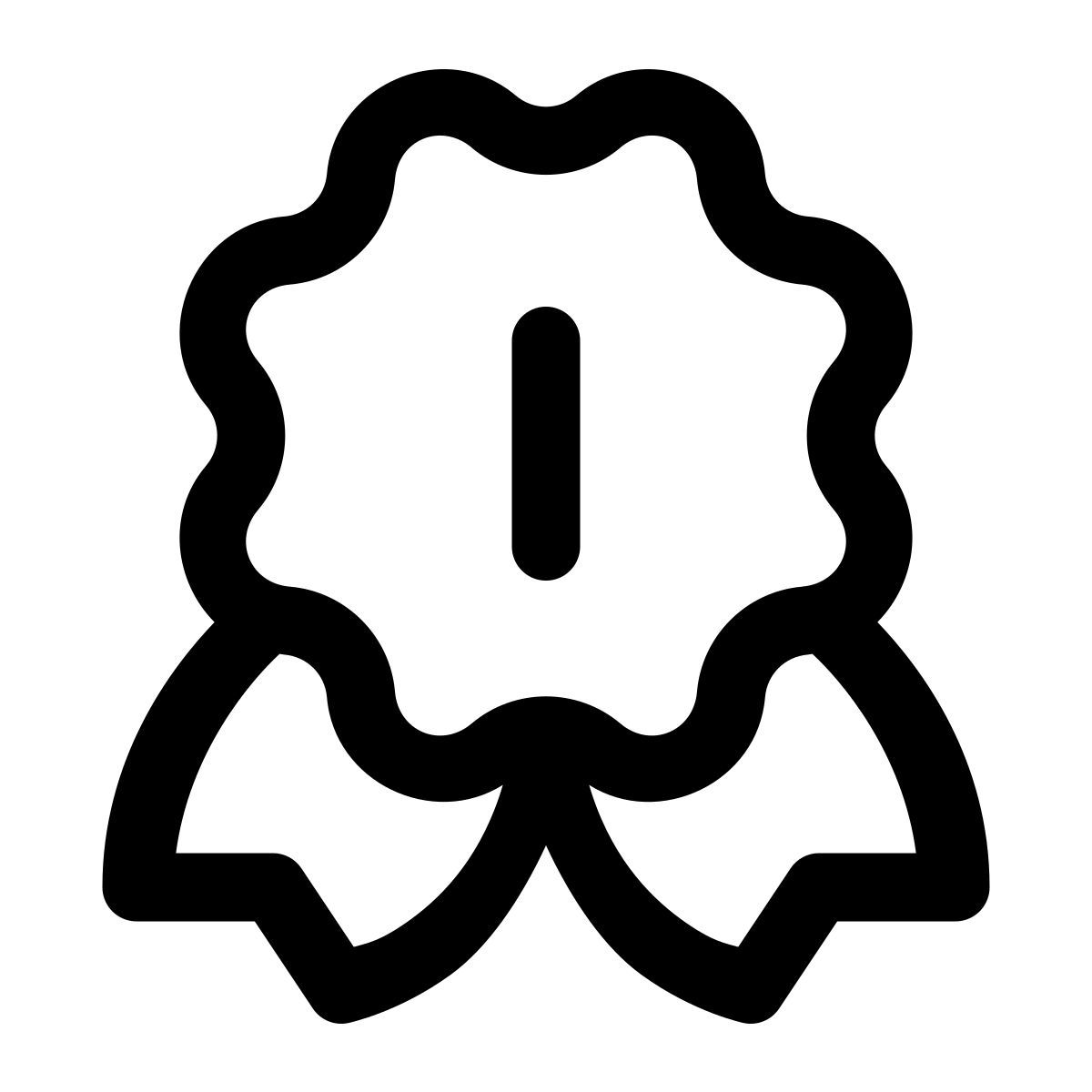 puffy outline style achievement icon