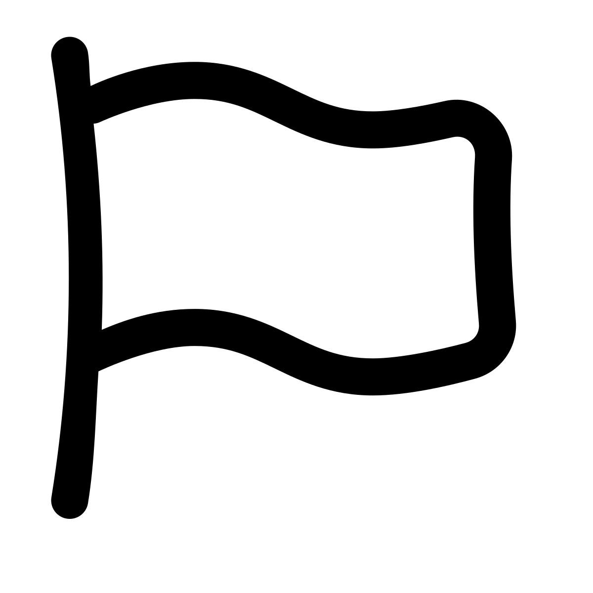 puffy outline style bandeira 2 icon
