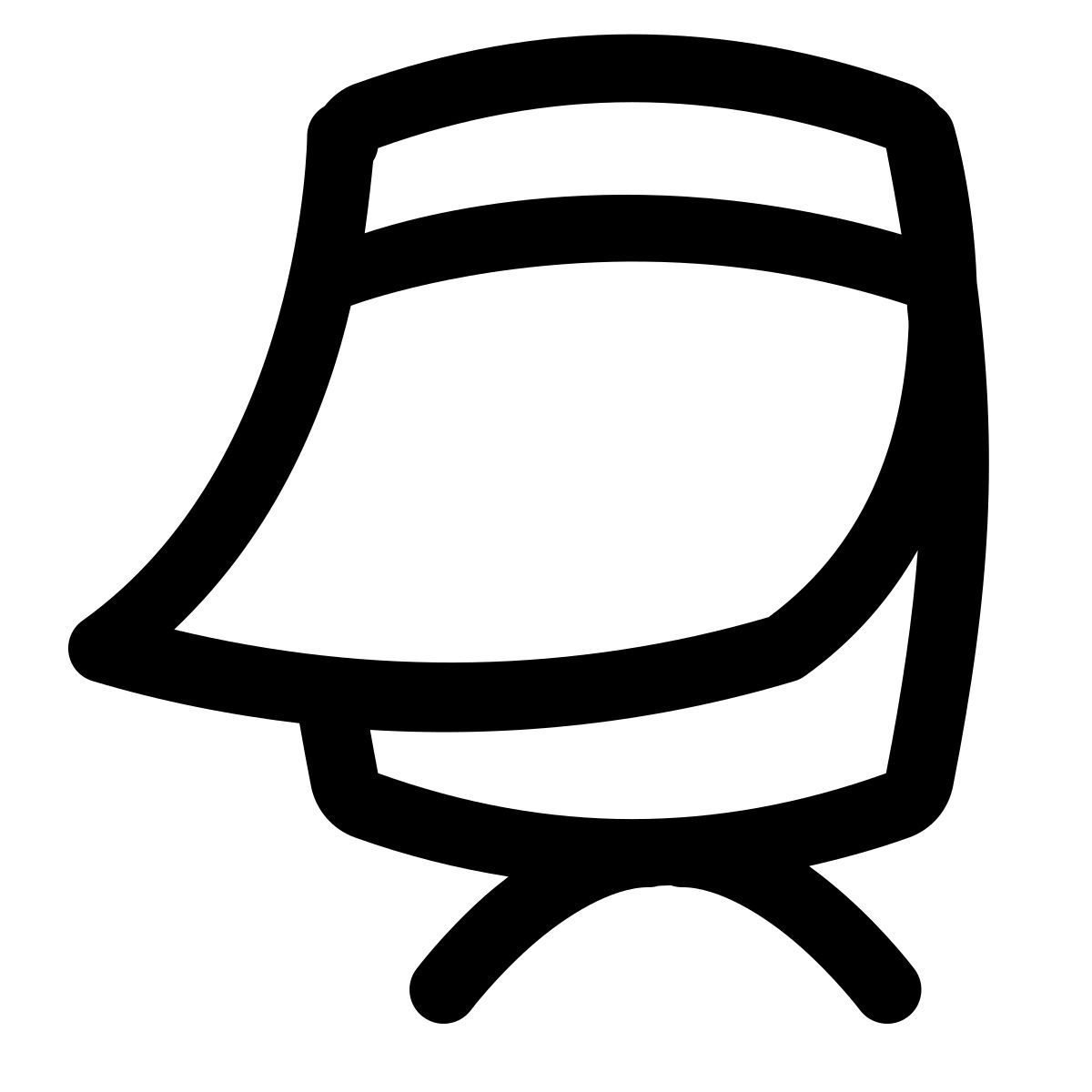puffy outline style flipboard icon