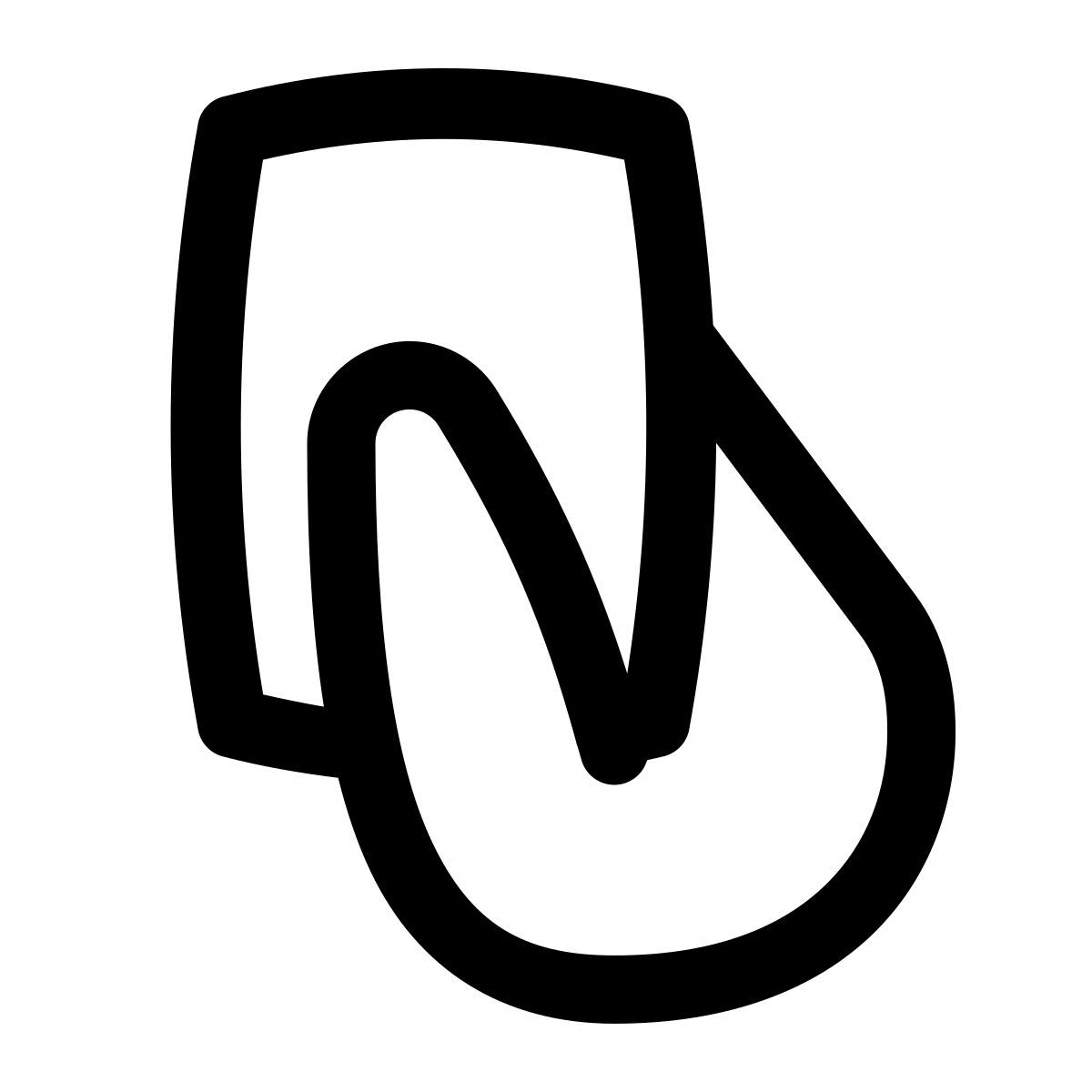 puffy outline style fallo icon