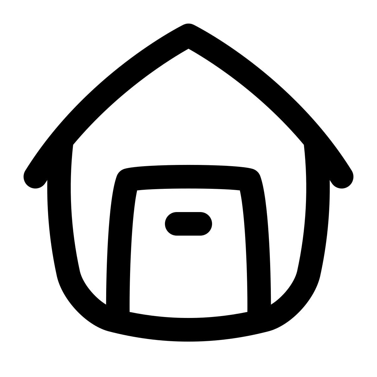 puffy outline style garagentor icon