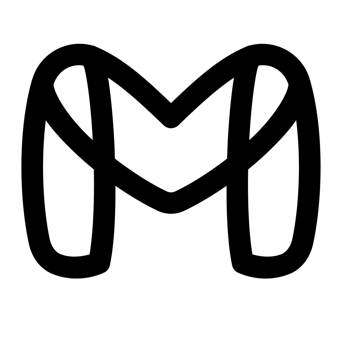 puffy outline style gmail icon