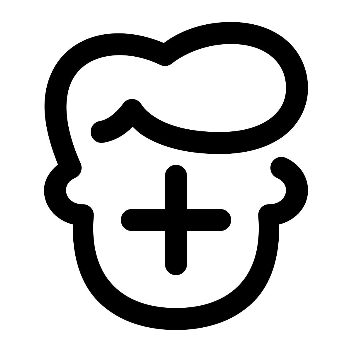 puffy outline style gute entscheidung icon