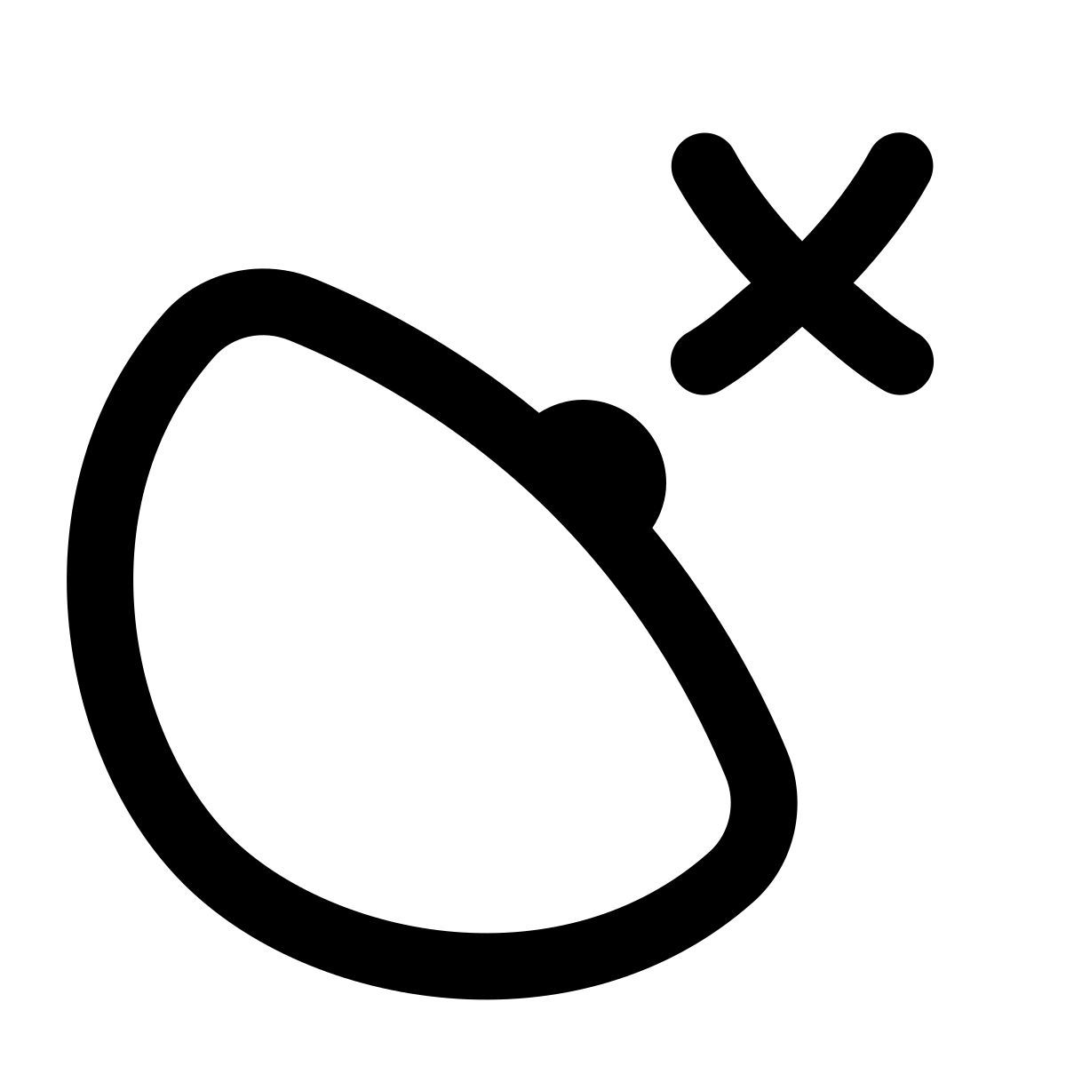 puffy outline style потеря спутников icon