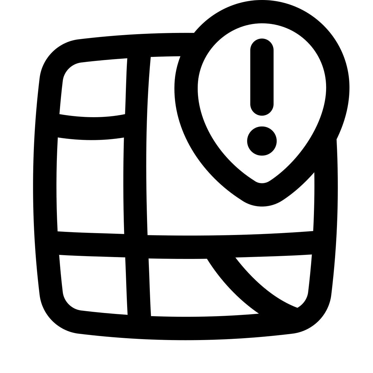 puffy outline style локация gps icon