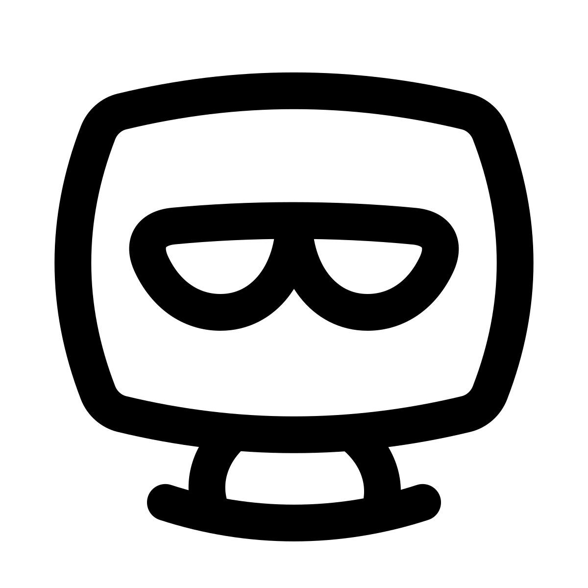 puffy outline style 해킹 icon