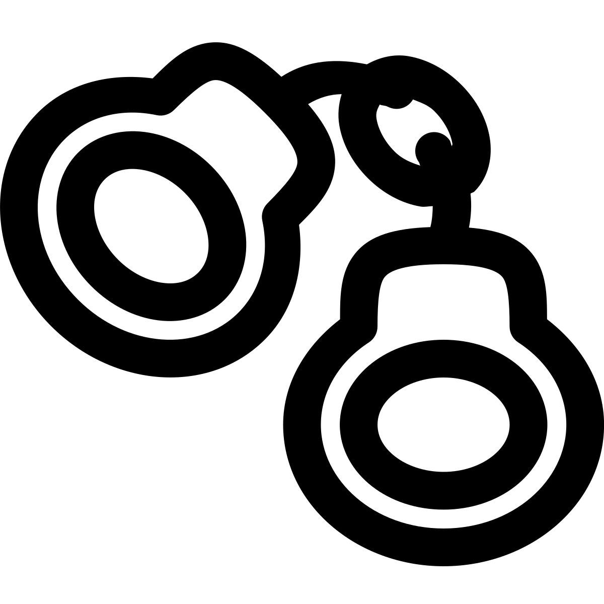 puffy outline style manette icon