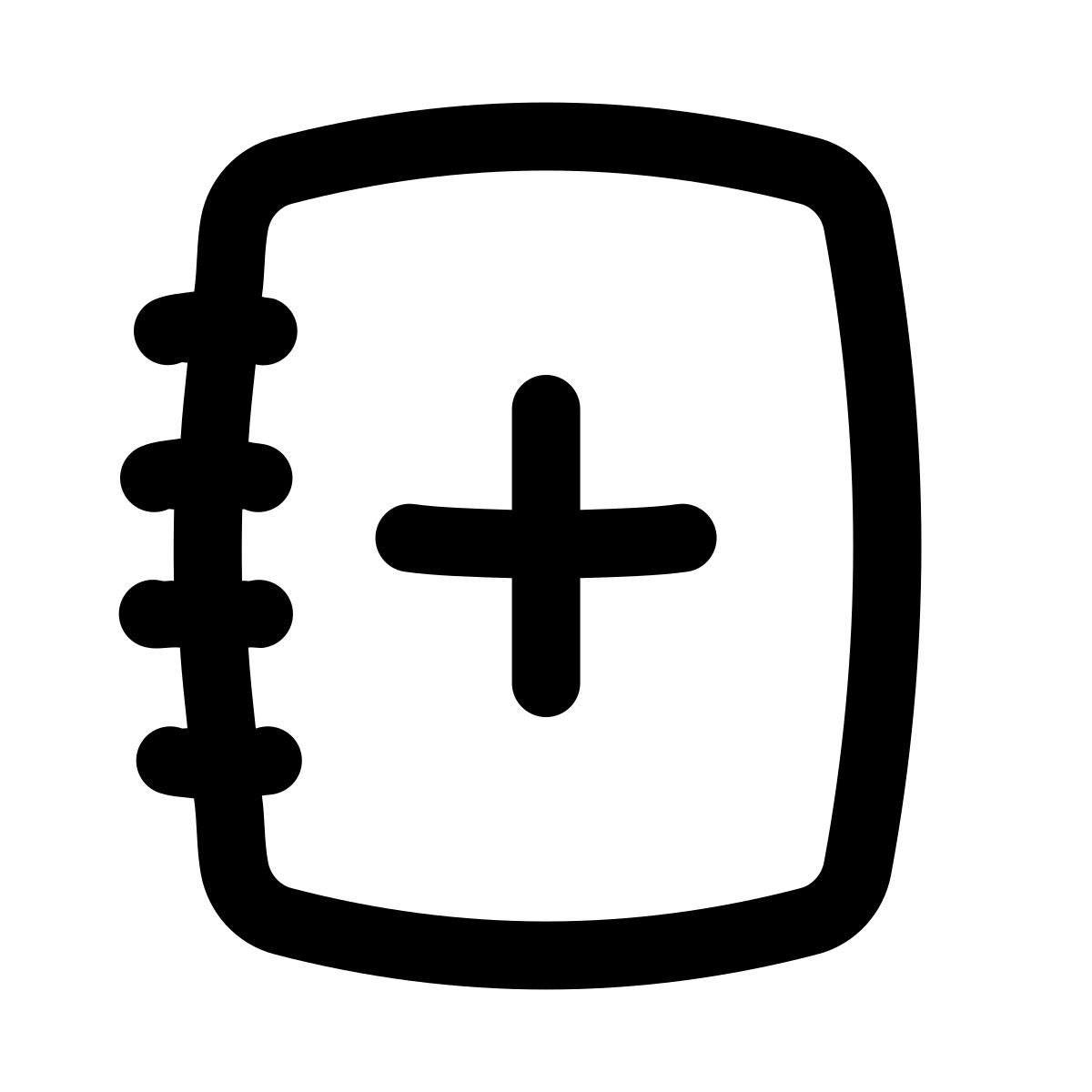 puffy outline style libro de texto icon