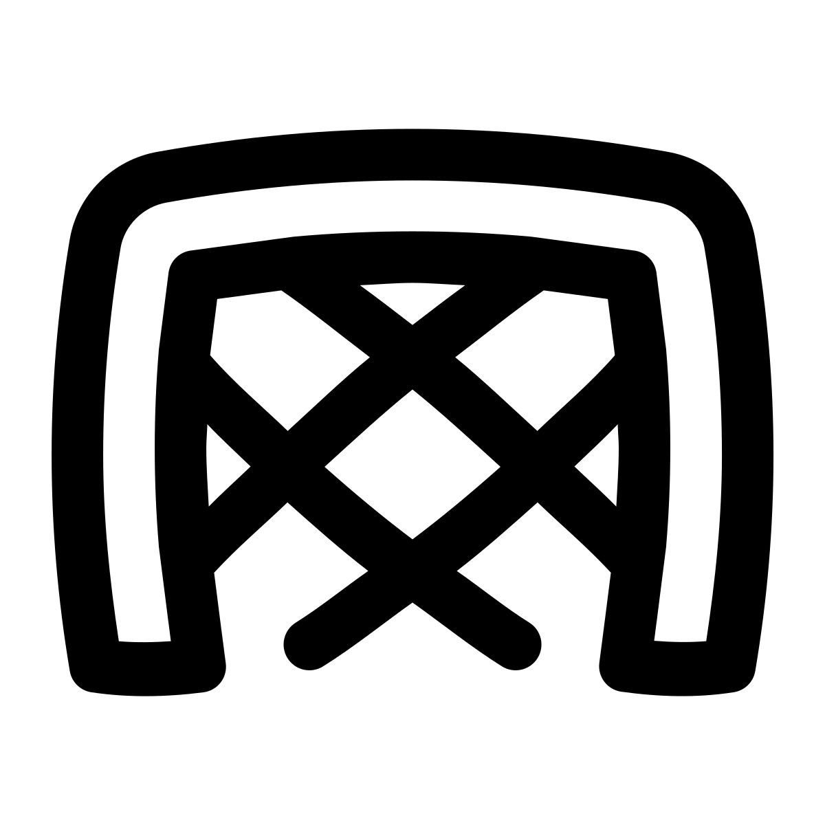 puffy outline style hockeytore icon