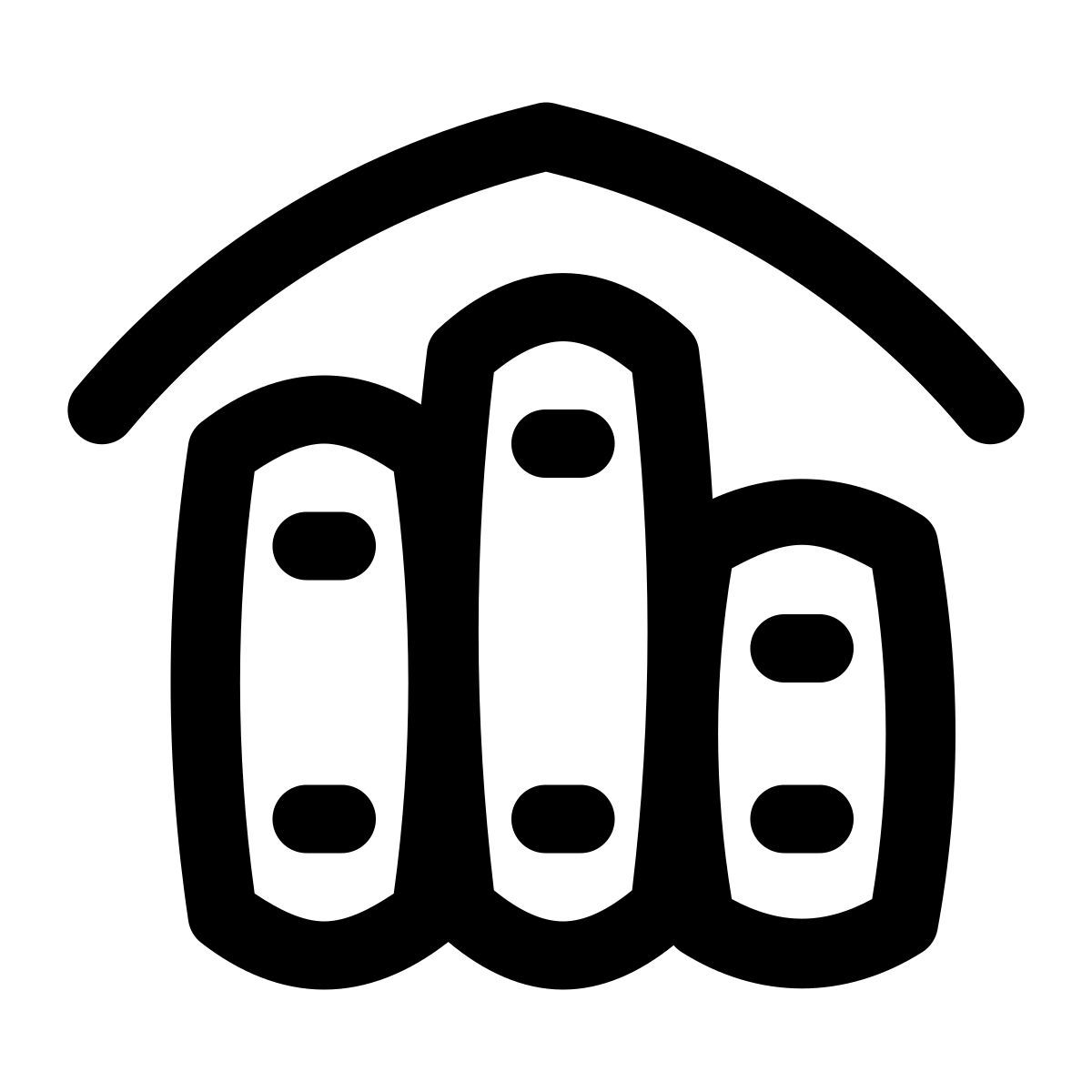 puffy outline style 宿題 icon