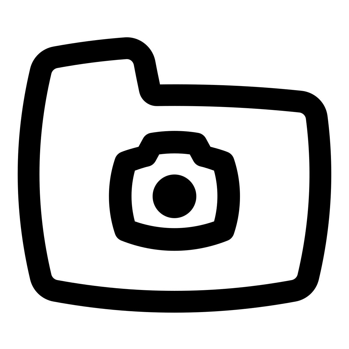 puffy outline style cartella immagini icon