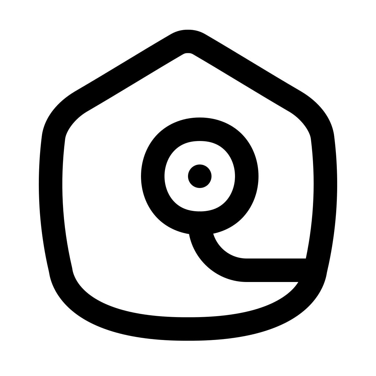 puffy outline style 室内摄像机 icon