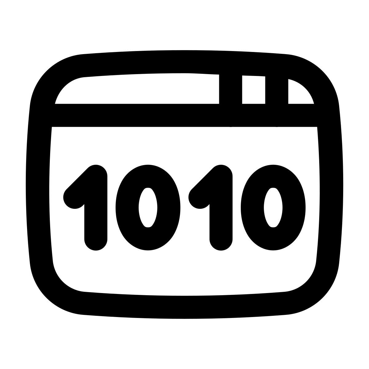 puffy outline style informatique icon