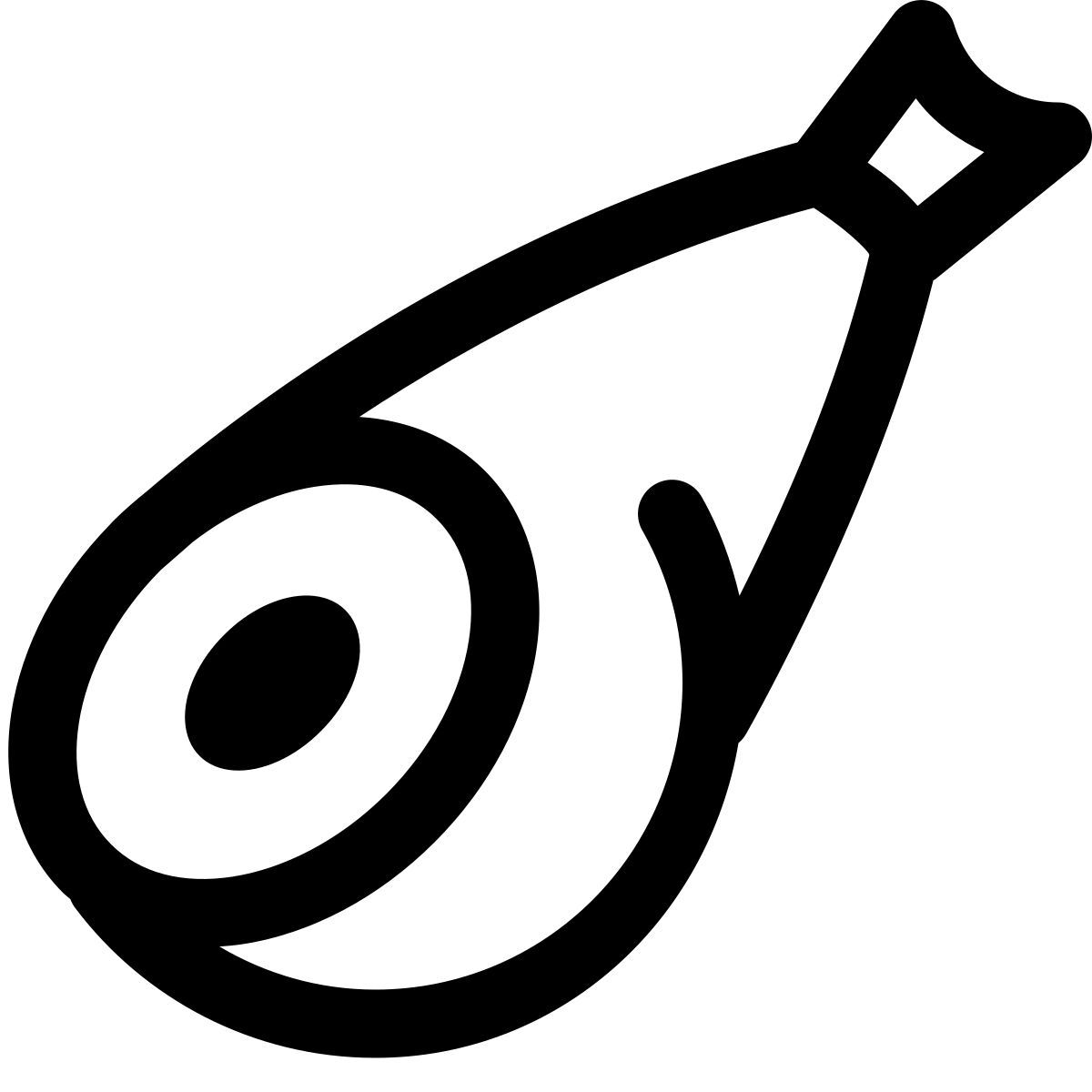 puffy outline style хамон icon