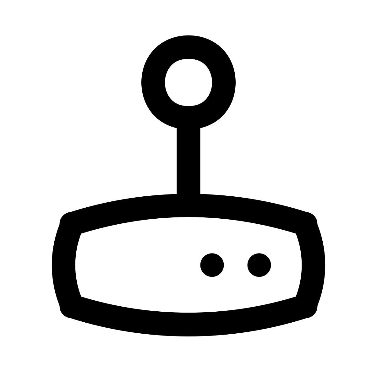puffy outline style manette icon
