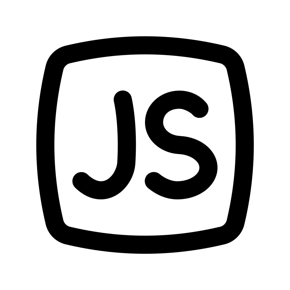 puffy outline style js icon