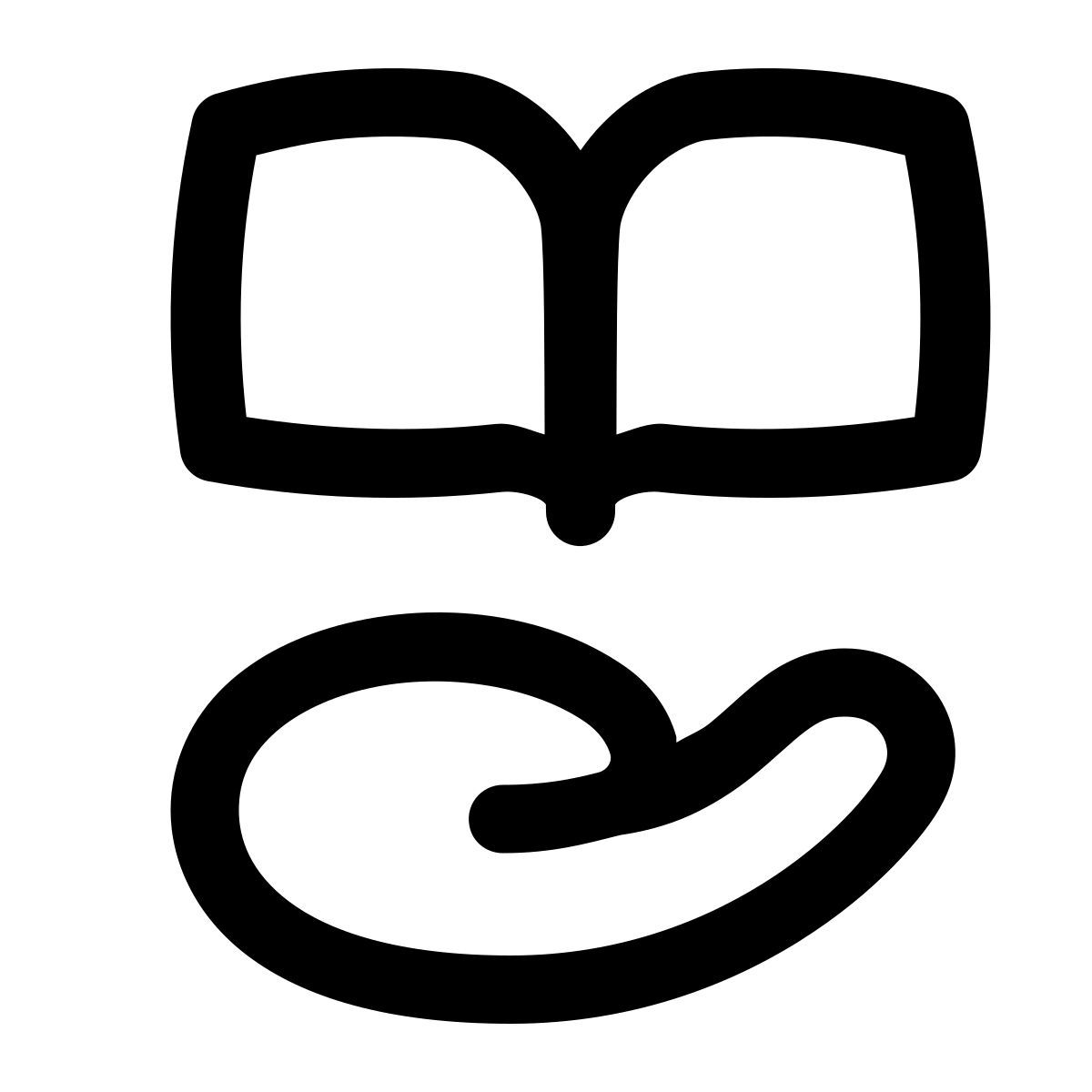 puffy outline style wissen icon