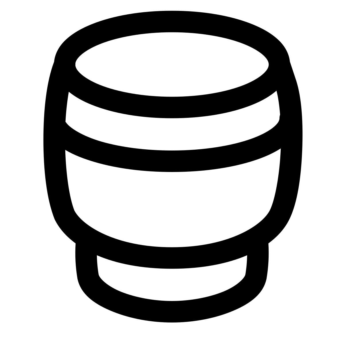 puffy outline style lente grande icon