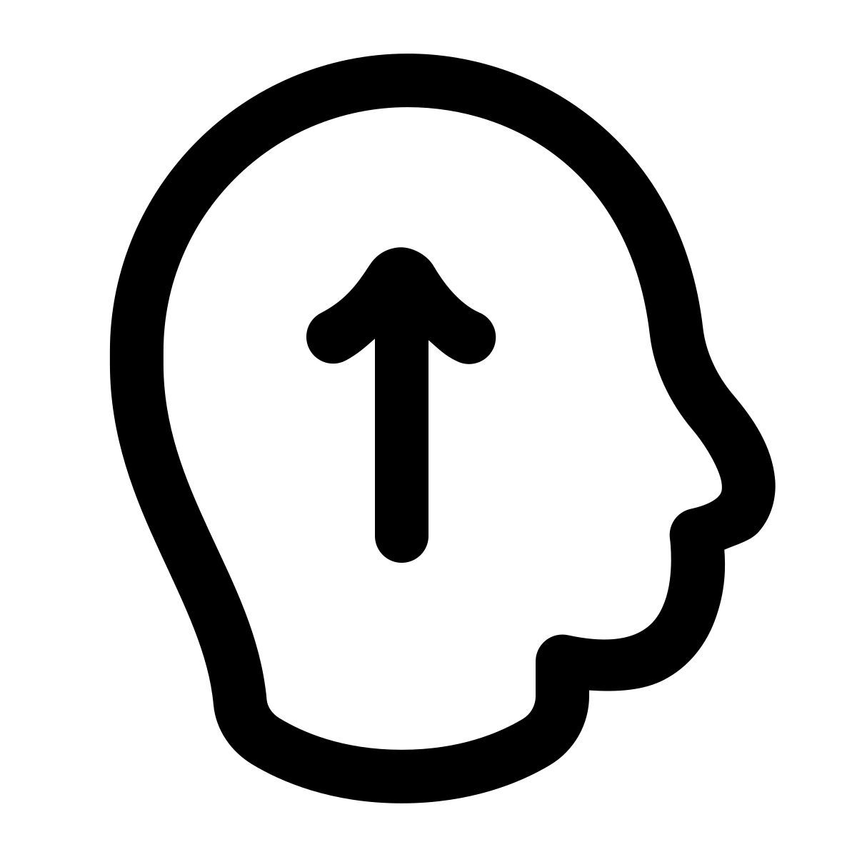puffy outline style intelligenz icon