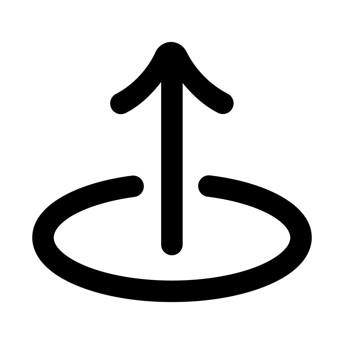 puffy outline style leaving geo fence icon