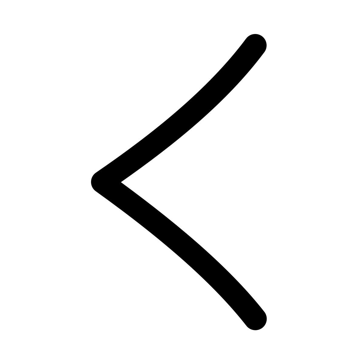 puffy outline style less than icon