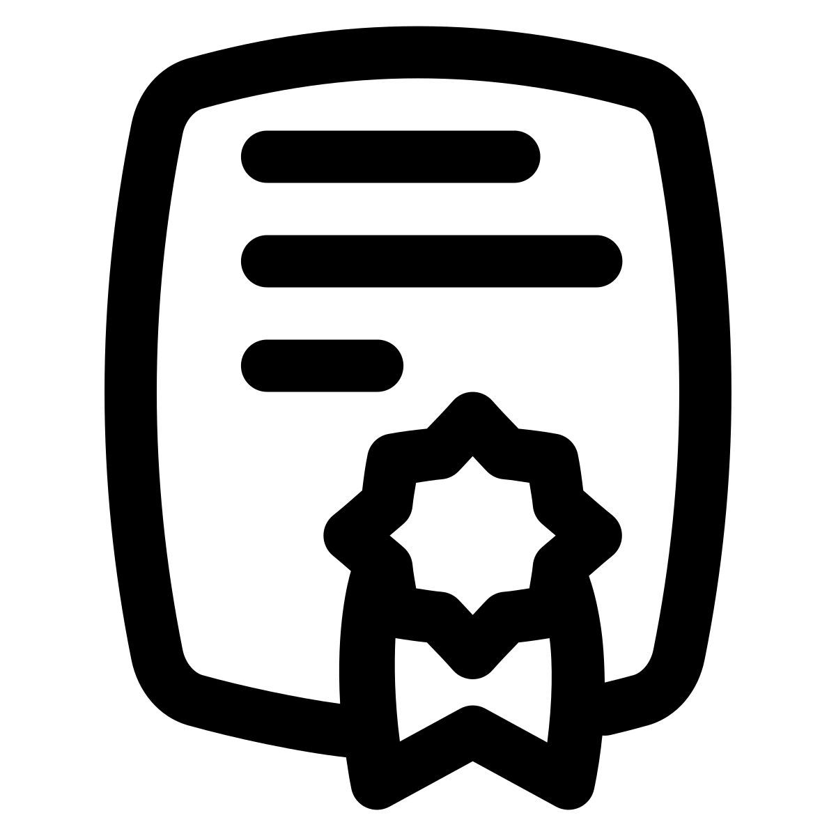 puffy outline style licença icon