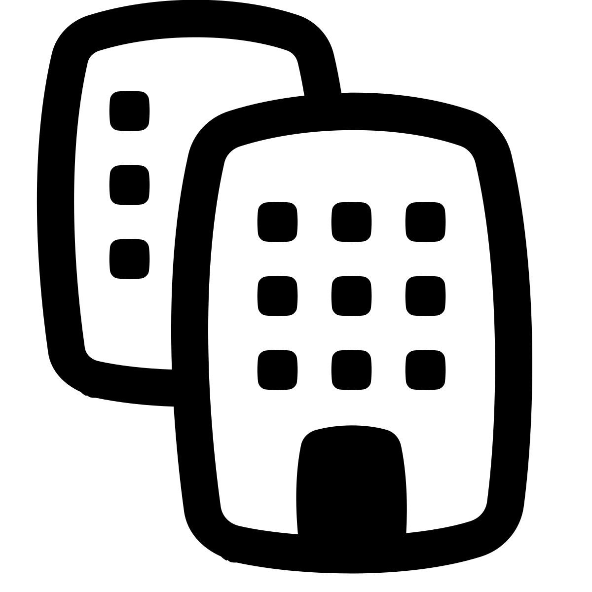 puffy outline style tochterfirma verknüpfen icon