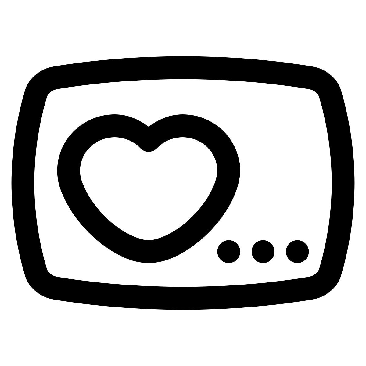 puffy outline style lealtad icon