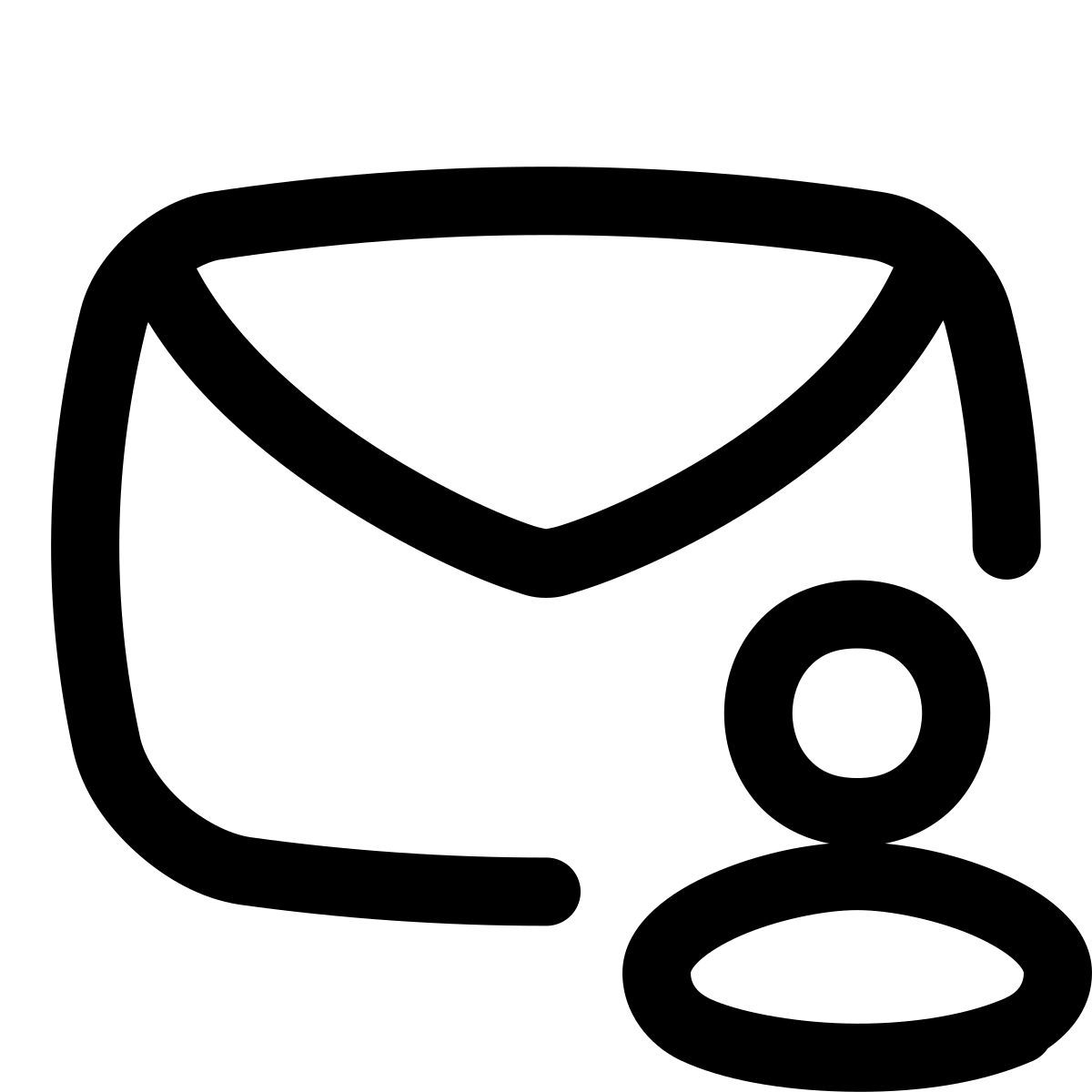 puffy outline style 邮件帐户 icon