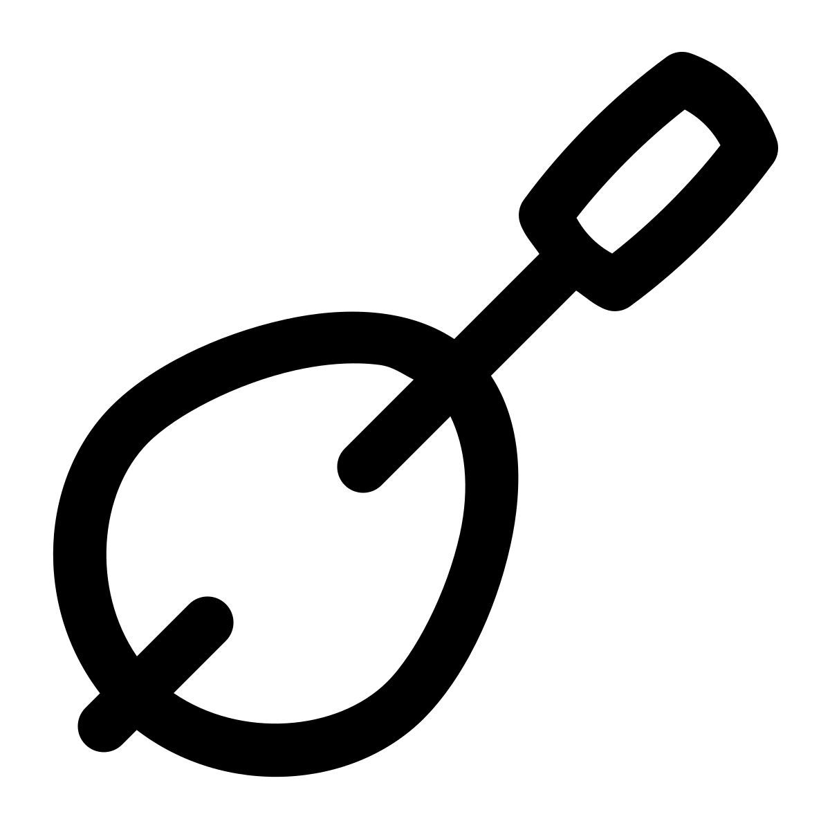 puffy outline style mandolina icon