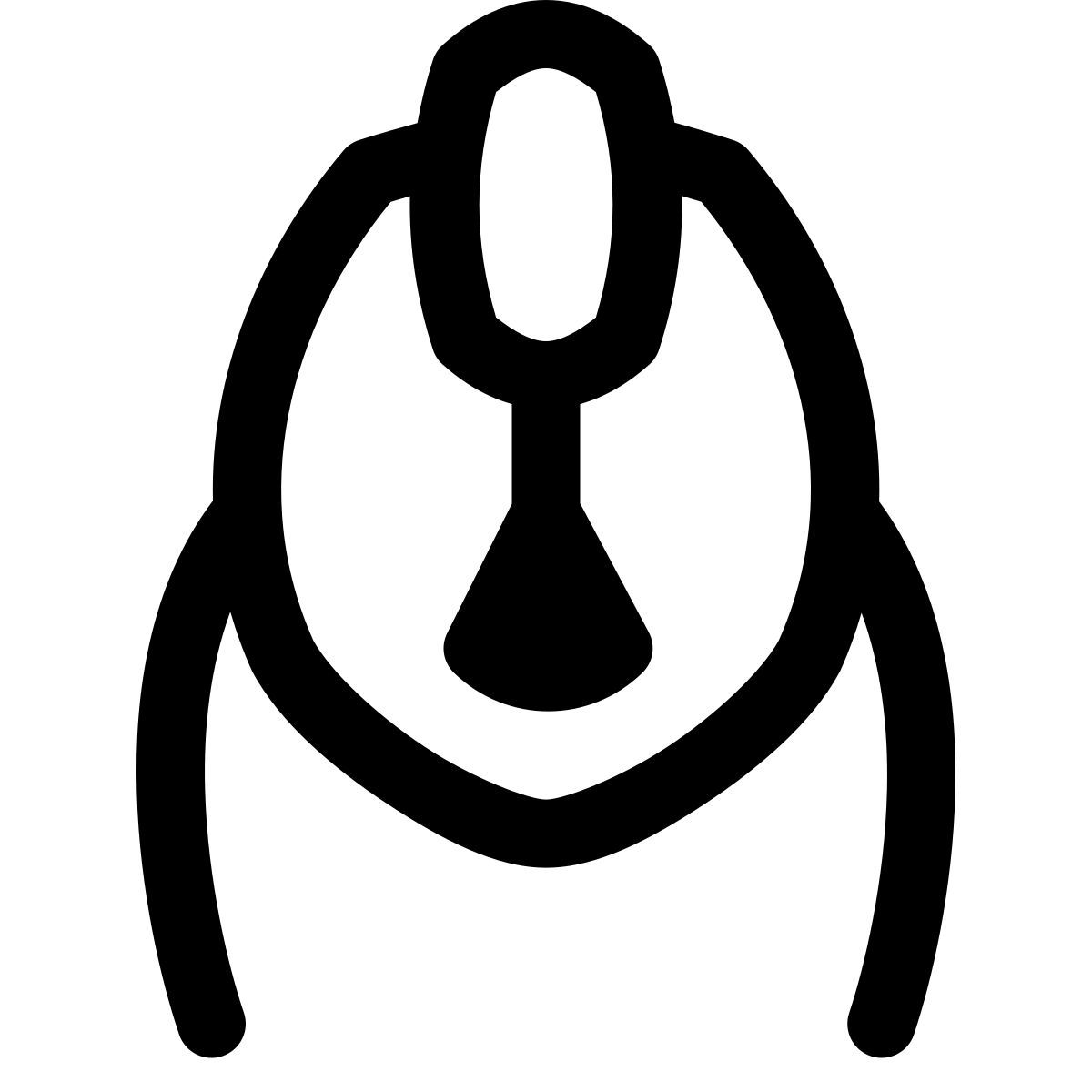 puffy outline style マニキュア icon
