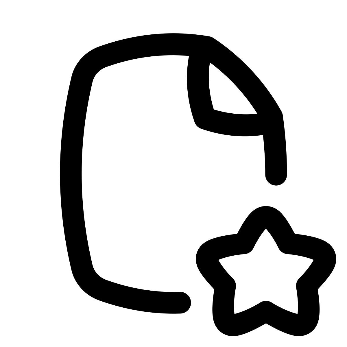 puffy outline style als favorit markieren icon