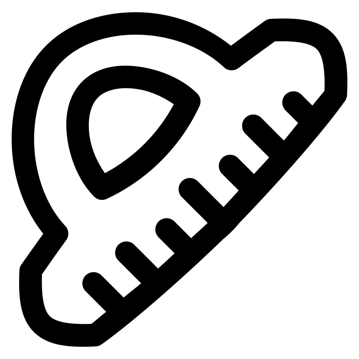 puffy outline style geometrie icon