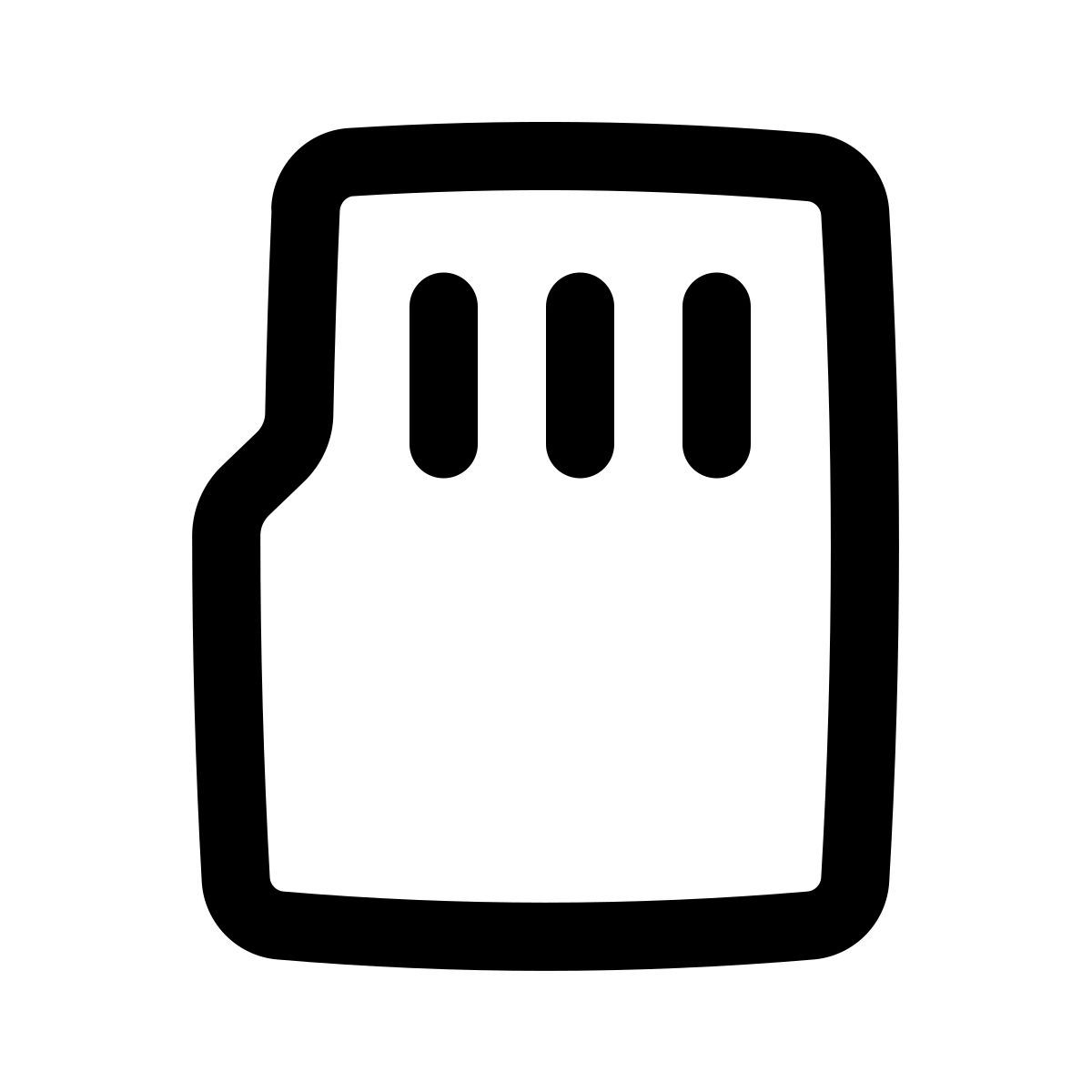 puffy outline style 微型sd icon
