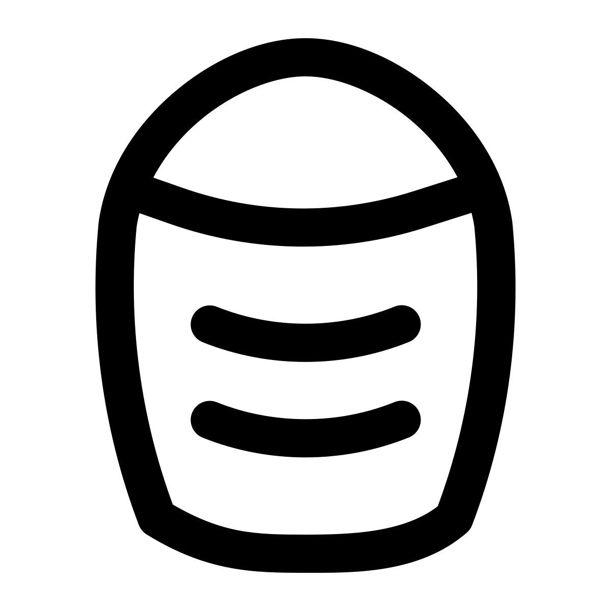 puffy outline style hito icon