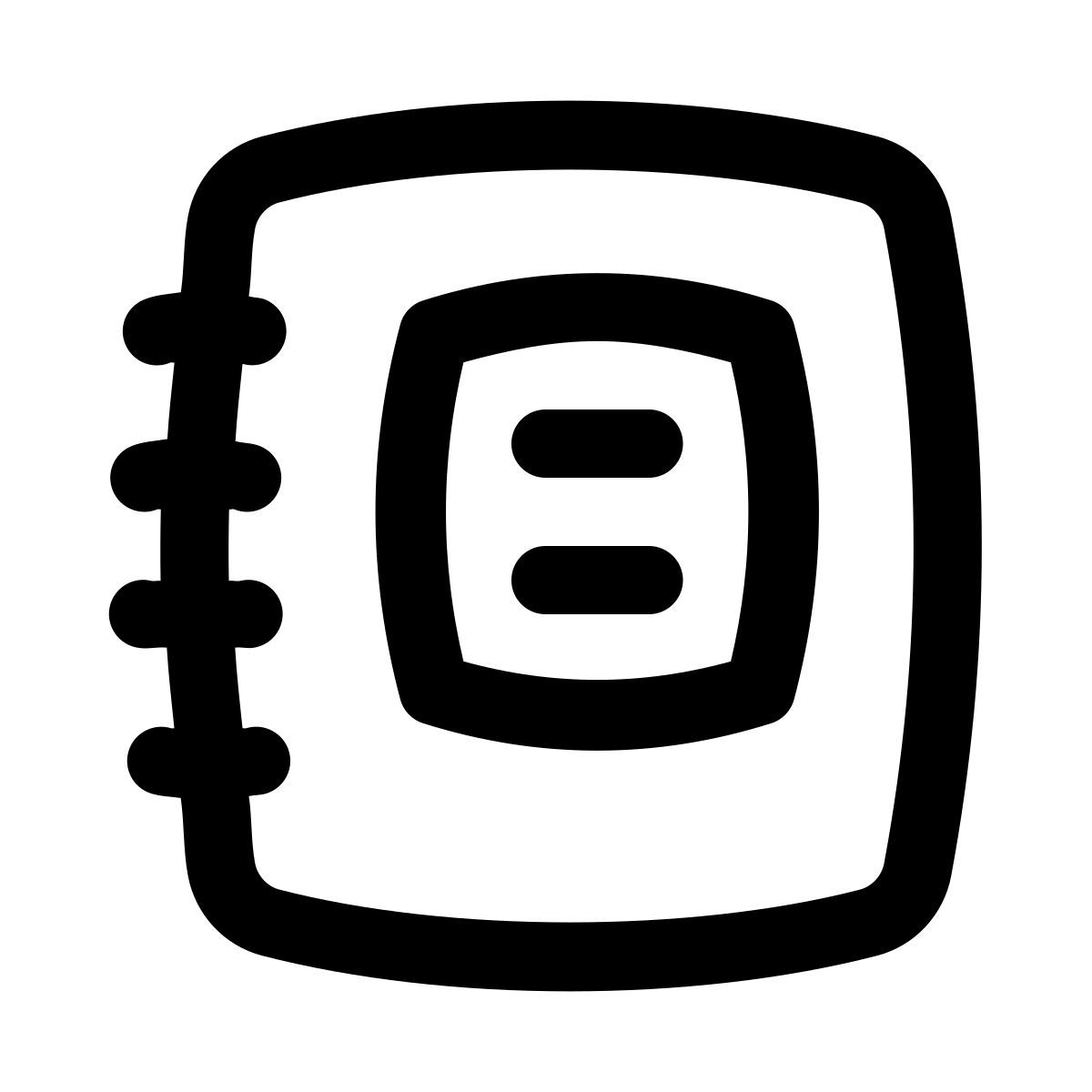 puffy outline style dossiê icon