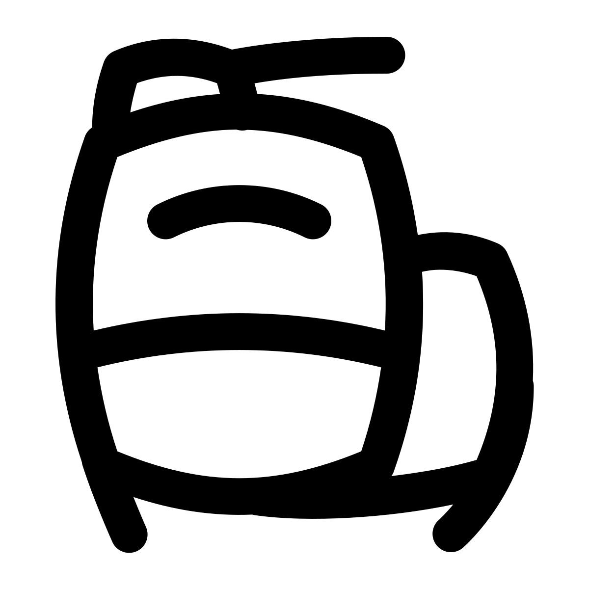 puffy outline style 印刷 icon