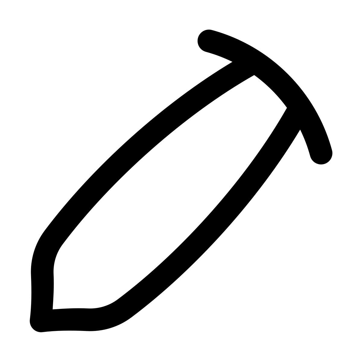 puffy outline style nagel icon