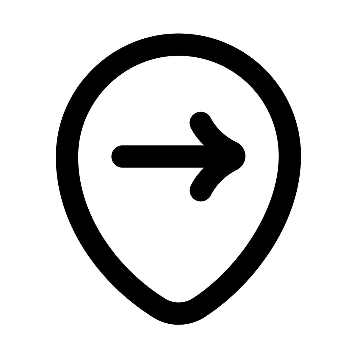 puffy outline style 다음 위치 icon