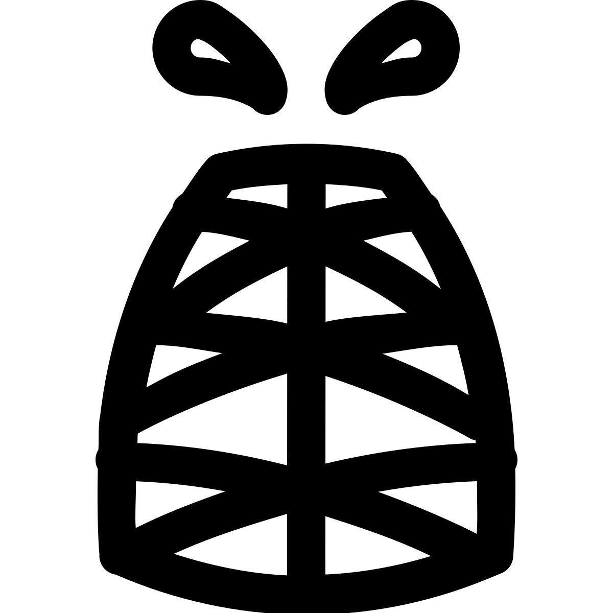 puffy outline style plate forme pétrolière icon