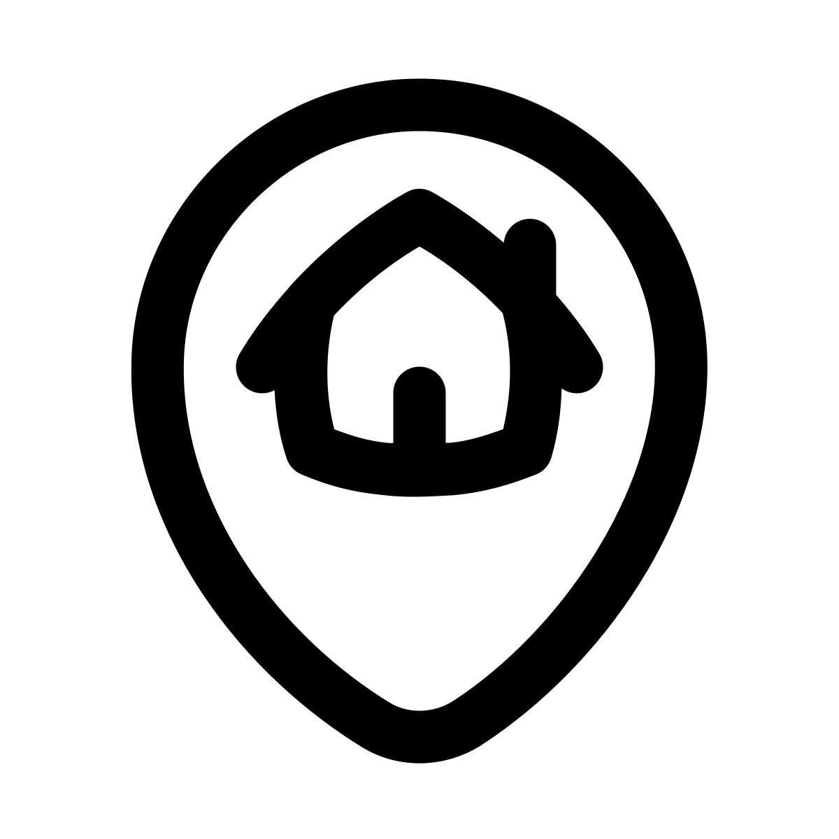 puffy outline style pedido entregue icon
