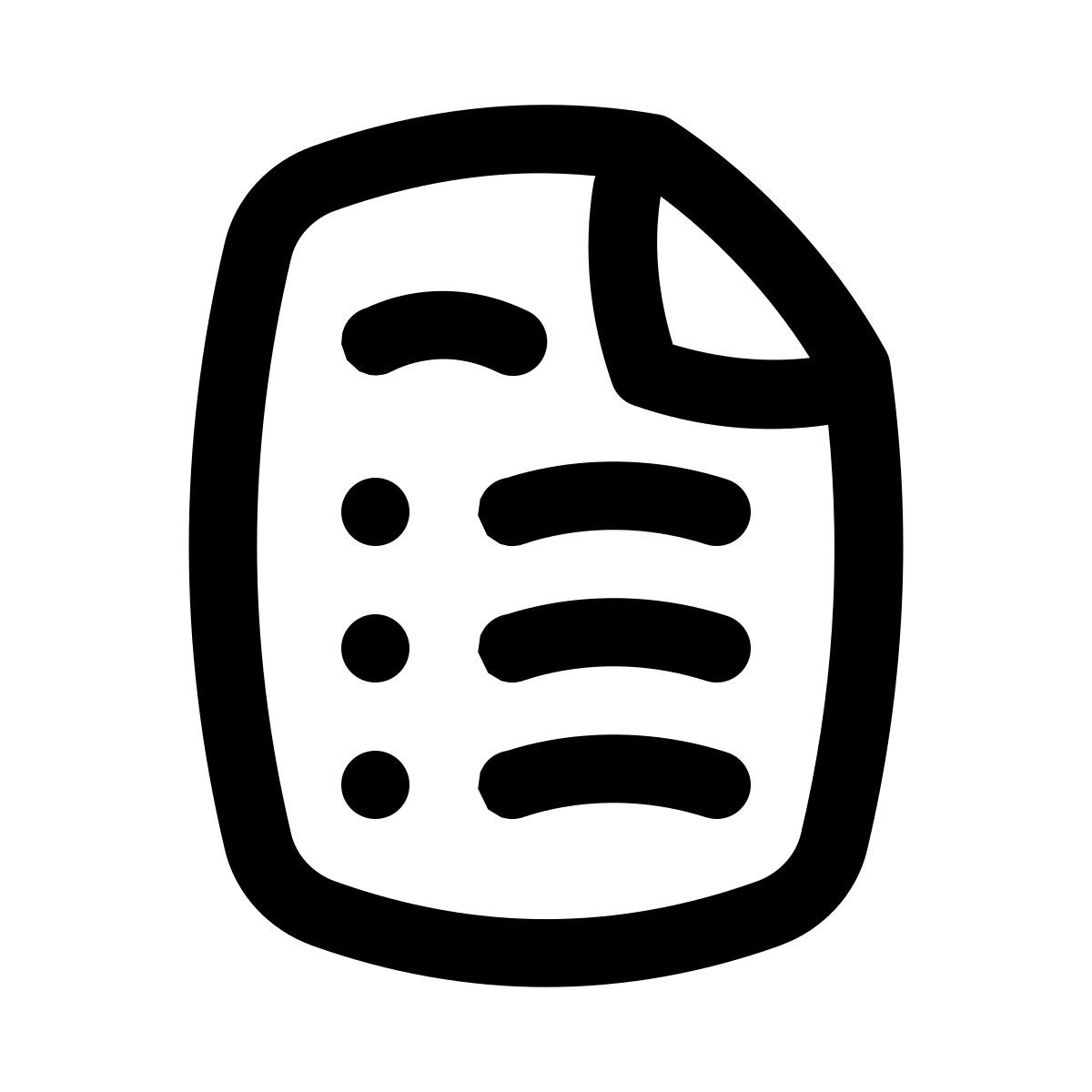 puffy outline style page icon