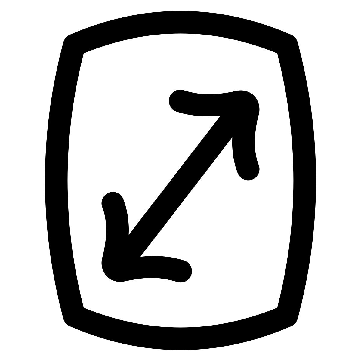 puffy outline style acercarse icon