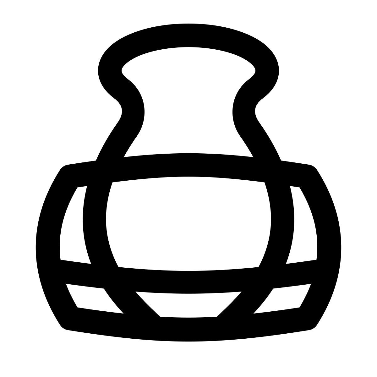 puffy outline style clip à papier icon