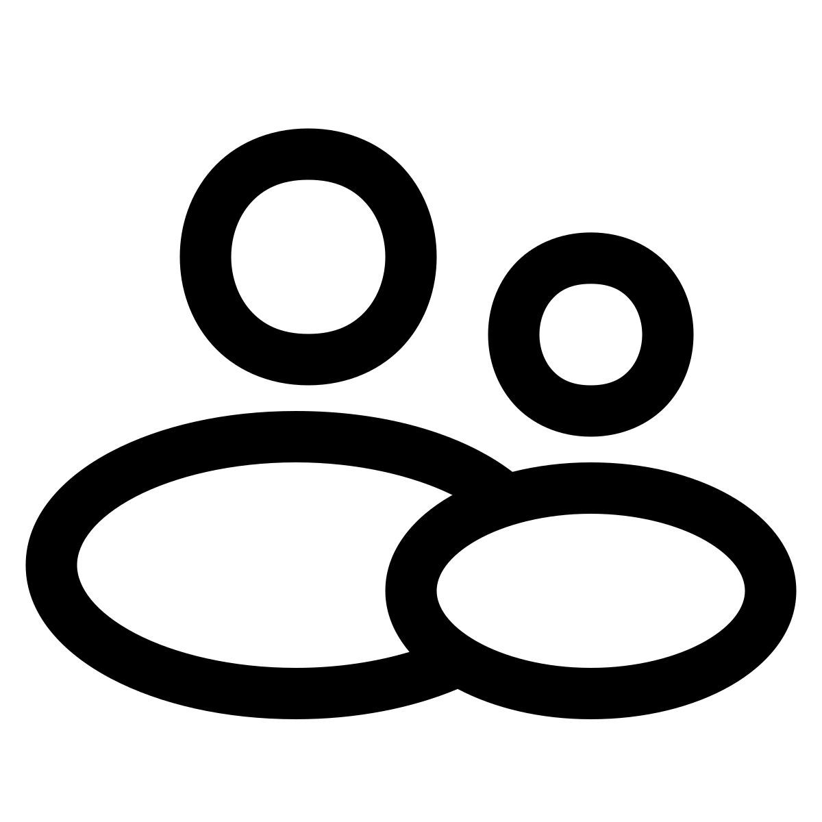 puffy outline style erziehungsberechtigter icon