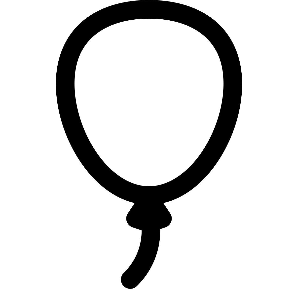 puffy outline style bola icon