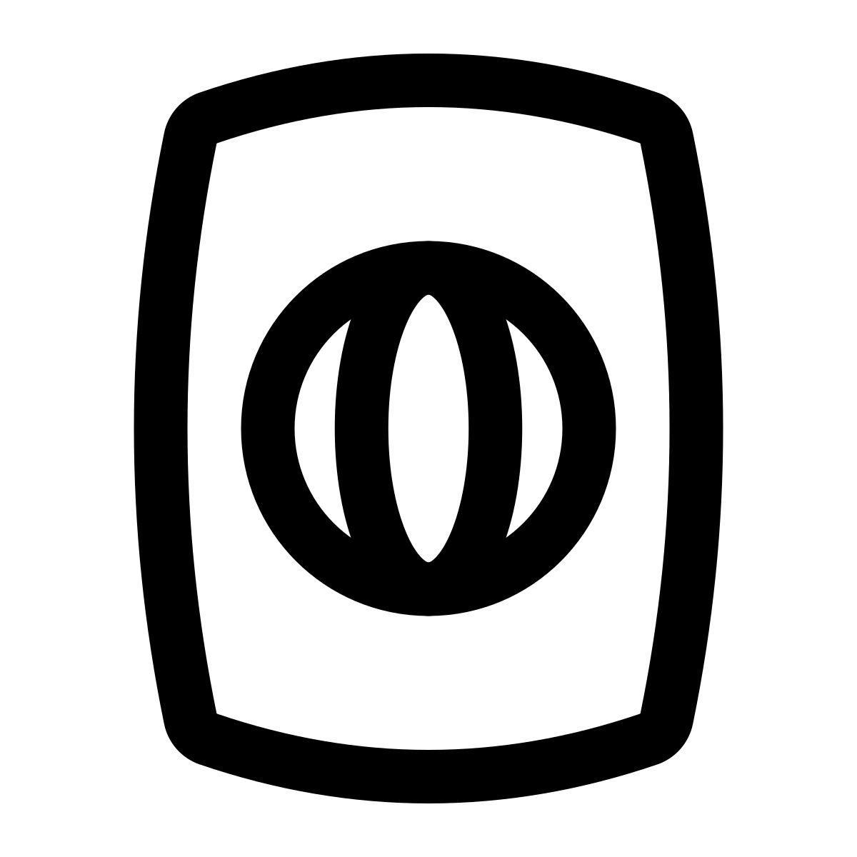 puffy outline style pasaporte icon