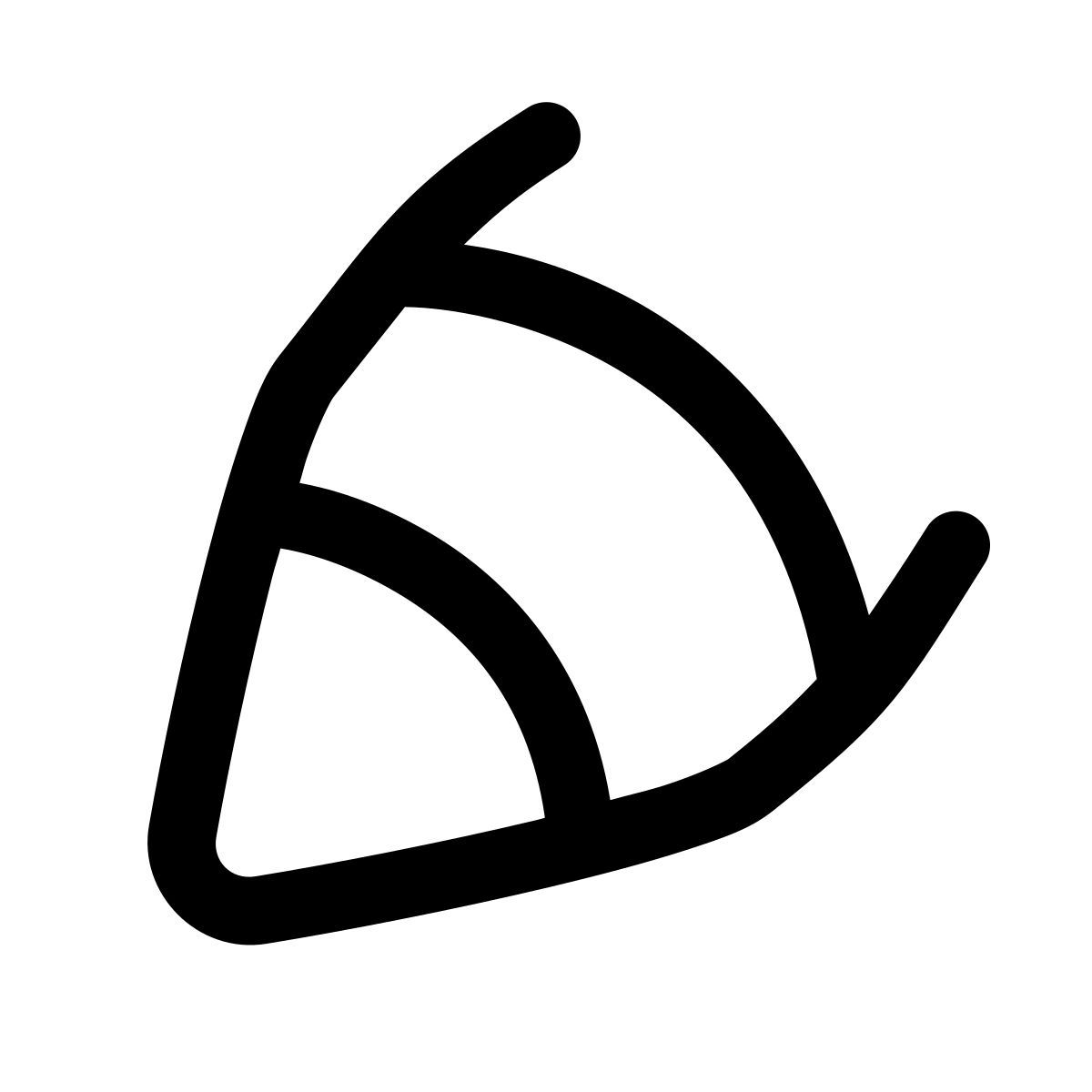 puffy outline style crayon icon